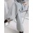 Solid Flap Pocket Loose Cargo Sweatpants, Casual Drawstring Pants For Spring & Fall, Women's Clothing